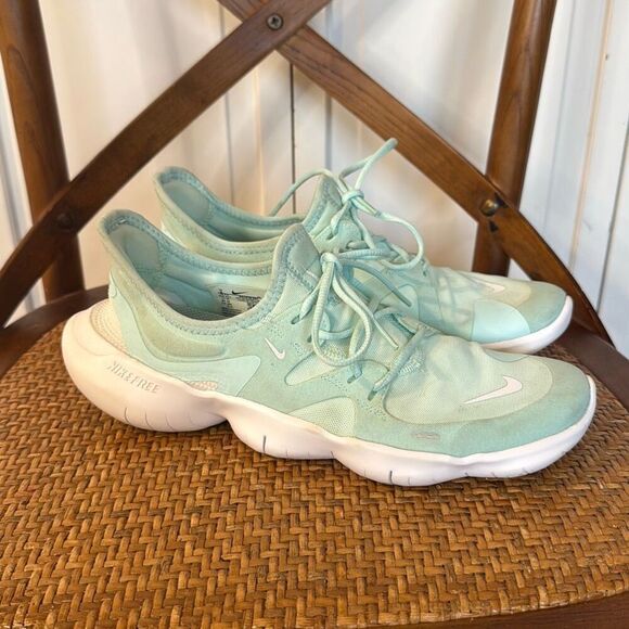 Nike Free run 5 turquoise running sneakers 9 - Picture 10 of 15